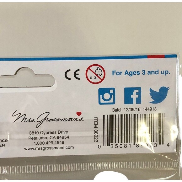 Mrs. Grossman's Raccoon Sticker Friend sticker roll & dispenser New - Picture 5 of 9